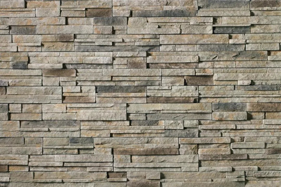 Cultured stone veneer installation Calgary — lightweight feature wall