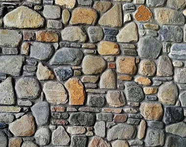 River Rock — smooth rounded cottage stone cut